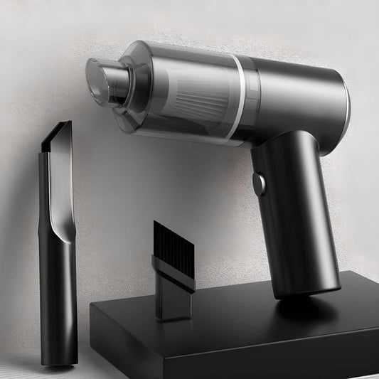 2-in-1 Car Vacuum Cleaner with Blower & Attachments – Portable & Powerful