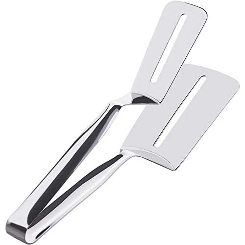 Multi-Function Double-Sided Stainless Steel Spatula & Food Tongs