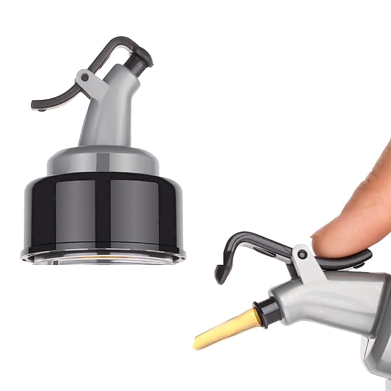 🛢️ Plastic Oil Dispenser Bottle – 1 Litre (Transparent)