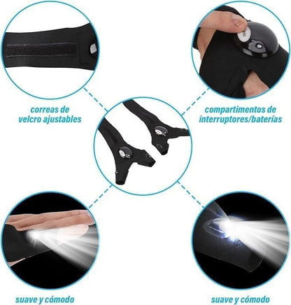 LumiGlove Pro – LED Flashlight Gloves for Hands-Free Work, Camping & Fishing