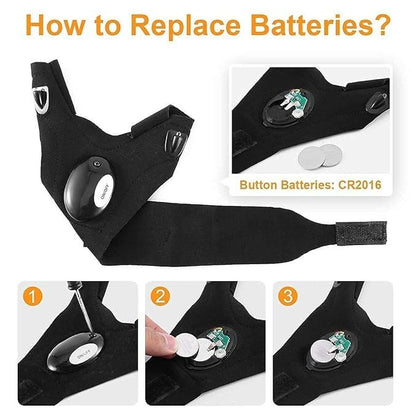 LumiGlove Pro – LED Flashlight Gloves for Hands-Free Work, Camping & Fishing