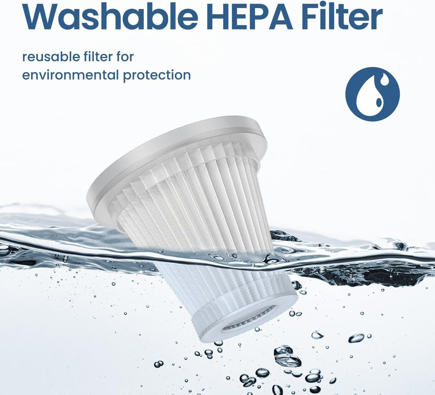 2-in-1 Car Vacuum Cleaner with Blower & Attachments – Portable & Powerful