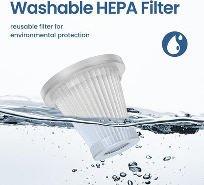 2-in-1 Car Vacuum Cleaner with Blower & Attachments – Portable & Powerful