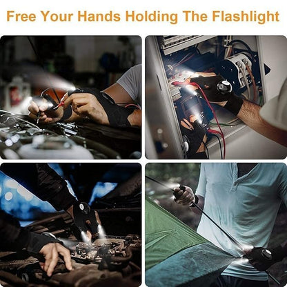 LumiGlove Pro – LED Flashlight Gloves for Hands-Free Work, Camping & Fishing