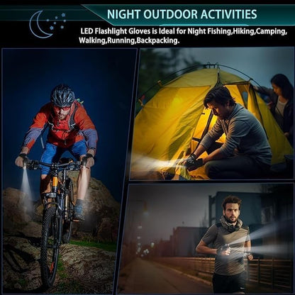LumiGlove Pro – LED Flashlight Gloves for Hands-Free Work, Camping & Fishing