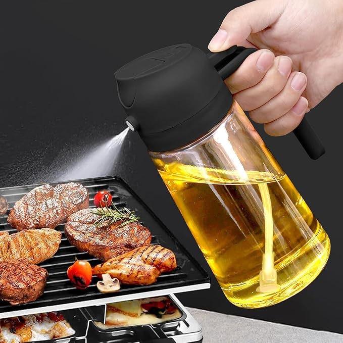 Oil Sprayer and Oil Dispenser Bottle for Kitchen