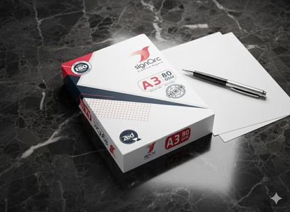 White Copier Paper - A4&A3 (80,70,65 GSM) Premium Quality