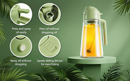 Oil Sprayer and Oil Dispenser Bottle for Kitchen