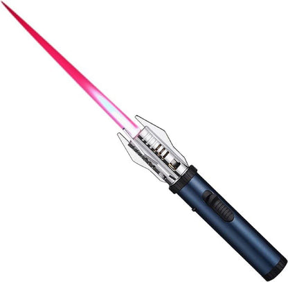 🔥 Jet Flame Metal Body Camping Lighter – Windproof & Refillable Butane Torch 🔥